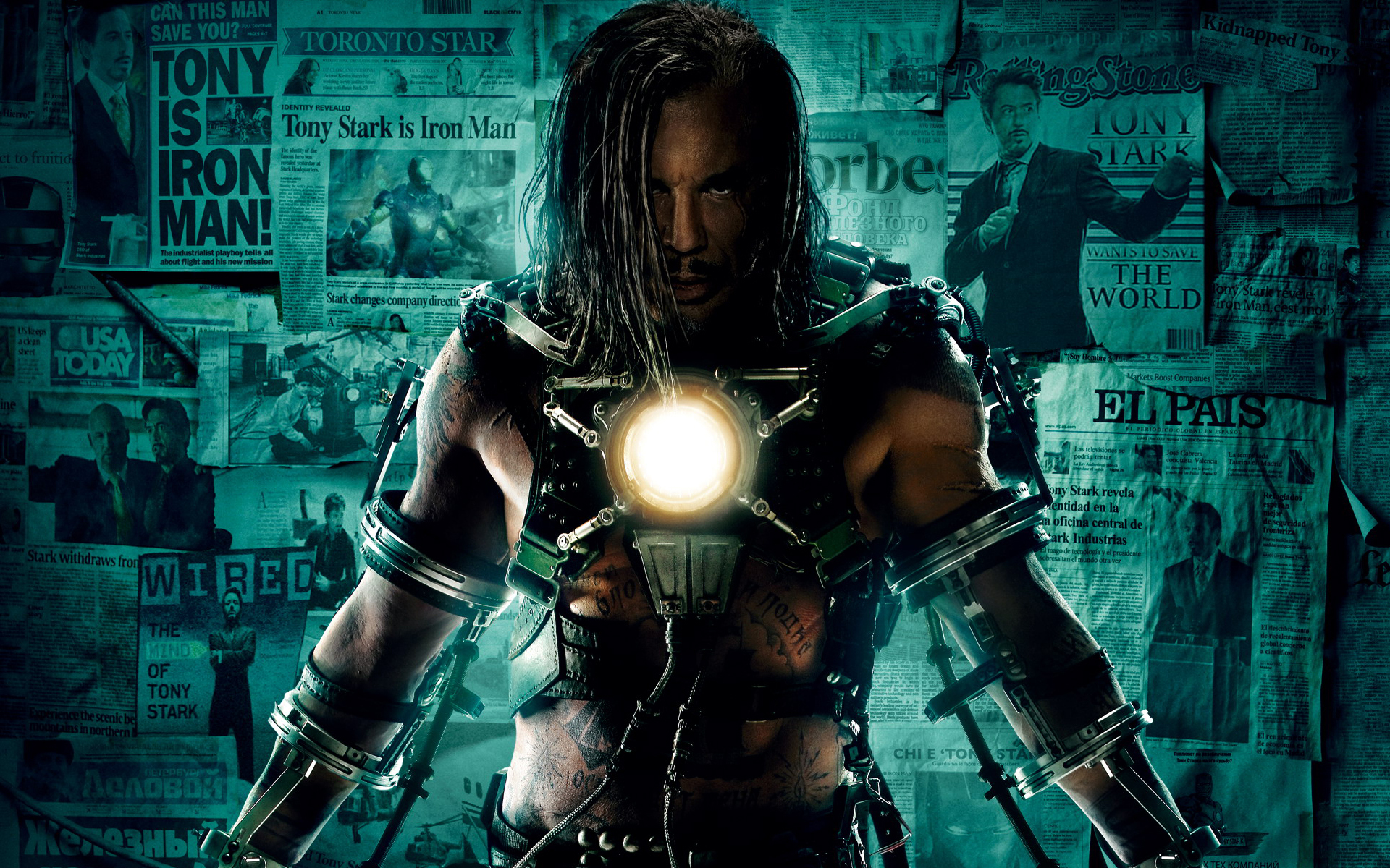 iron, Man, 2, Ivan, Vanko, Mickey, Rourke, Mickey, Rourke, Paper, Energy Wallpaper