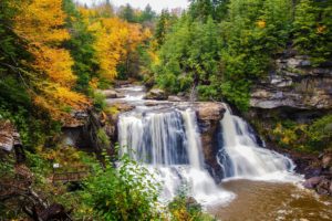 autumn, River, Waterfall, Rocks, Ten, Trees, Nature