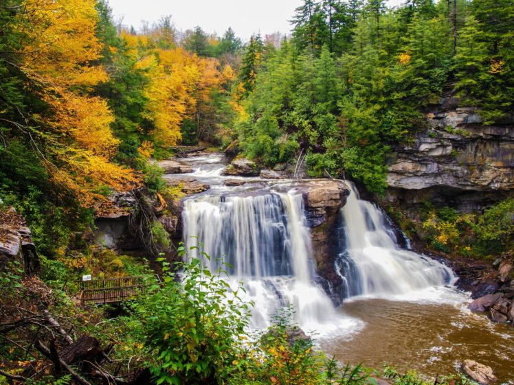 autumn, River, Waterfall, Rocks, Ten, Trees, Nature HD Wallpaper Desktop Background