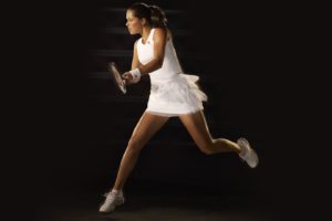 sports, Girl, Tennis player, Racket, Form