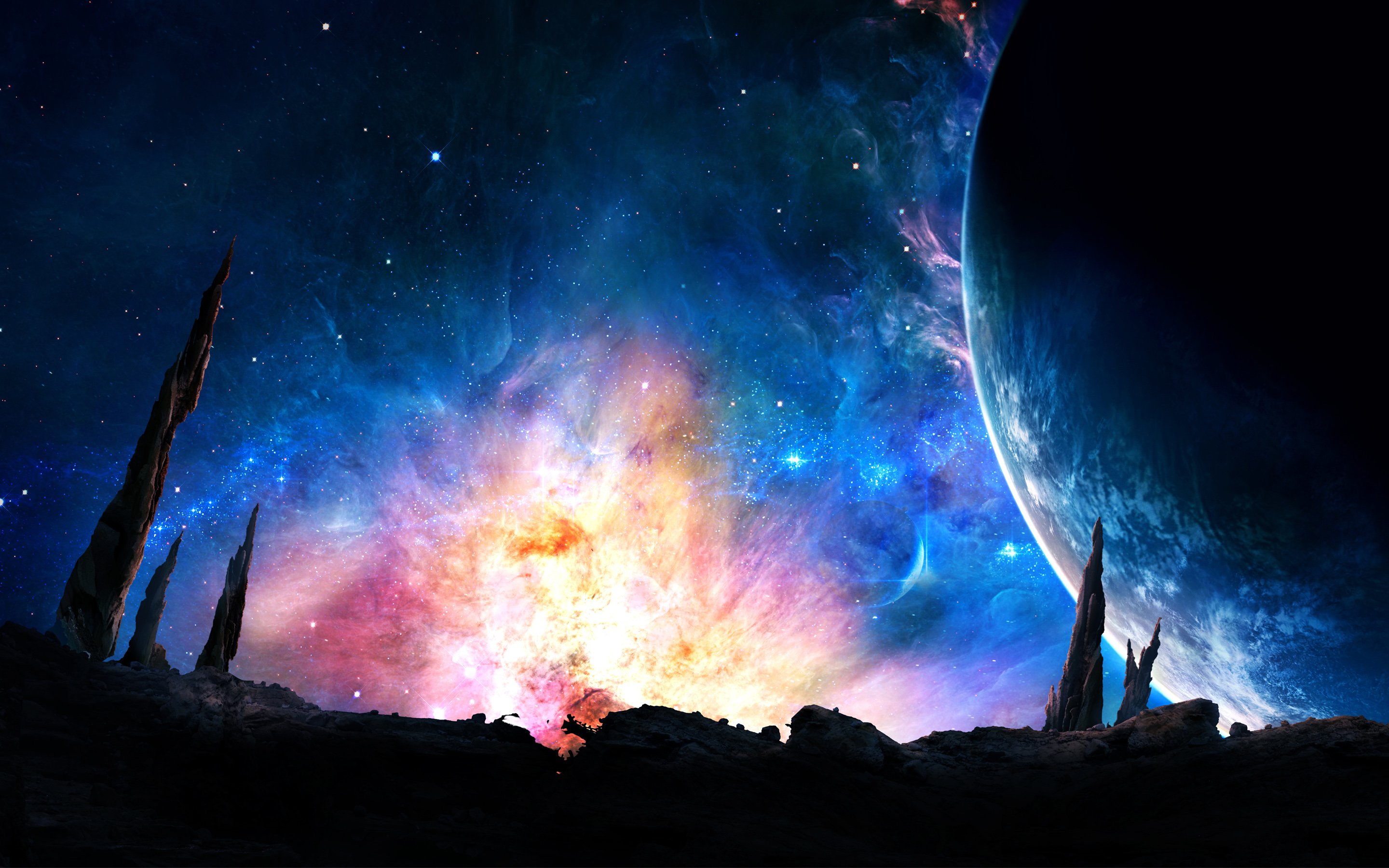 galaxy, Power Wallpaper
