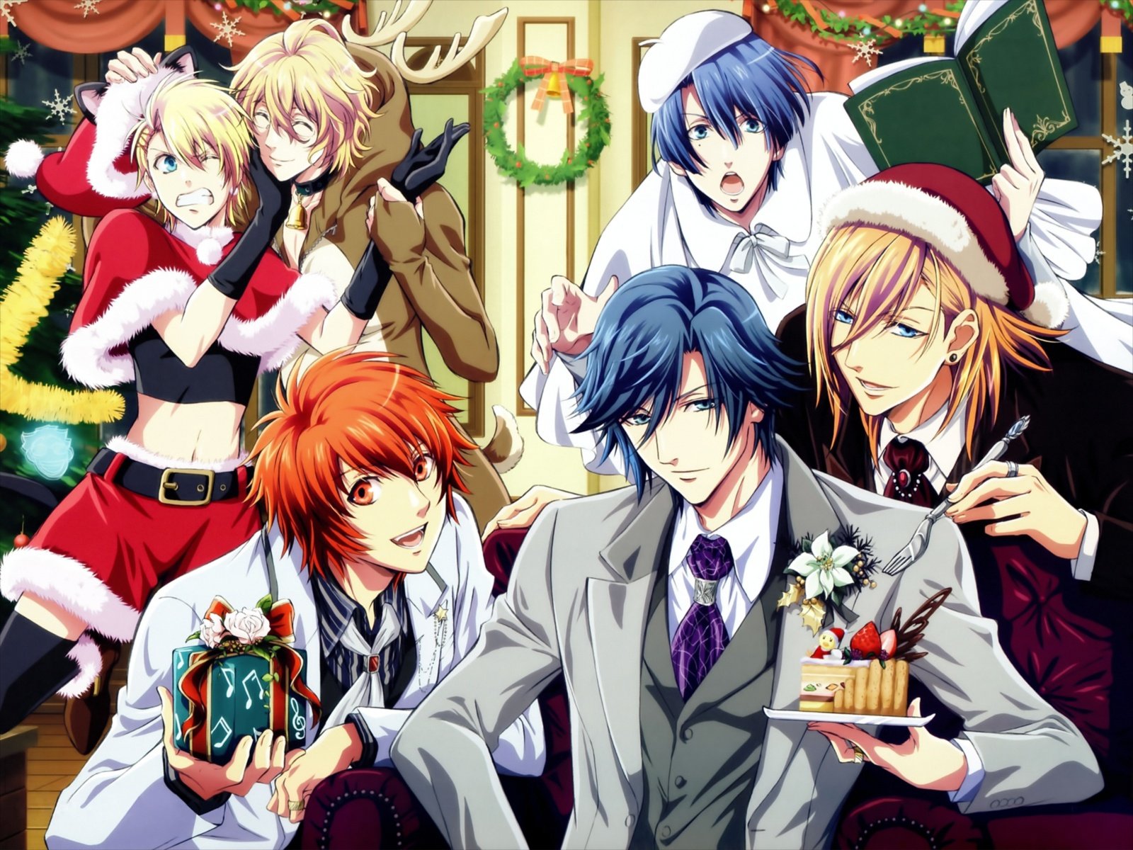 uta, No, Prince sama, Christmas Wallpaper