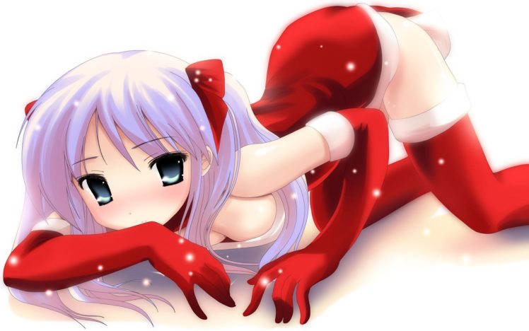 anime, Girl, Christmas HD Wallpaper Desktop Background