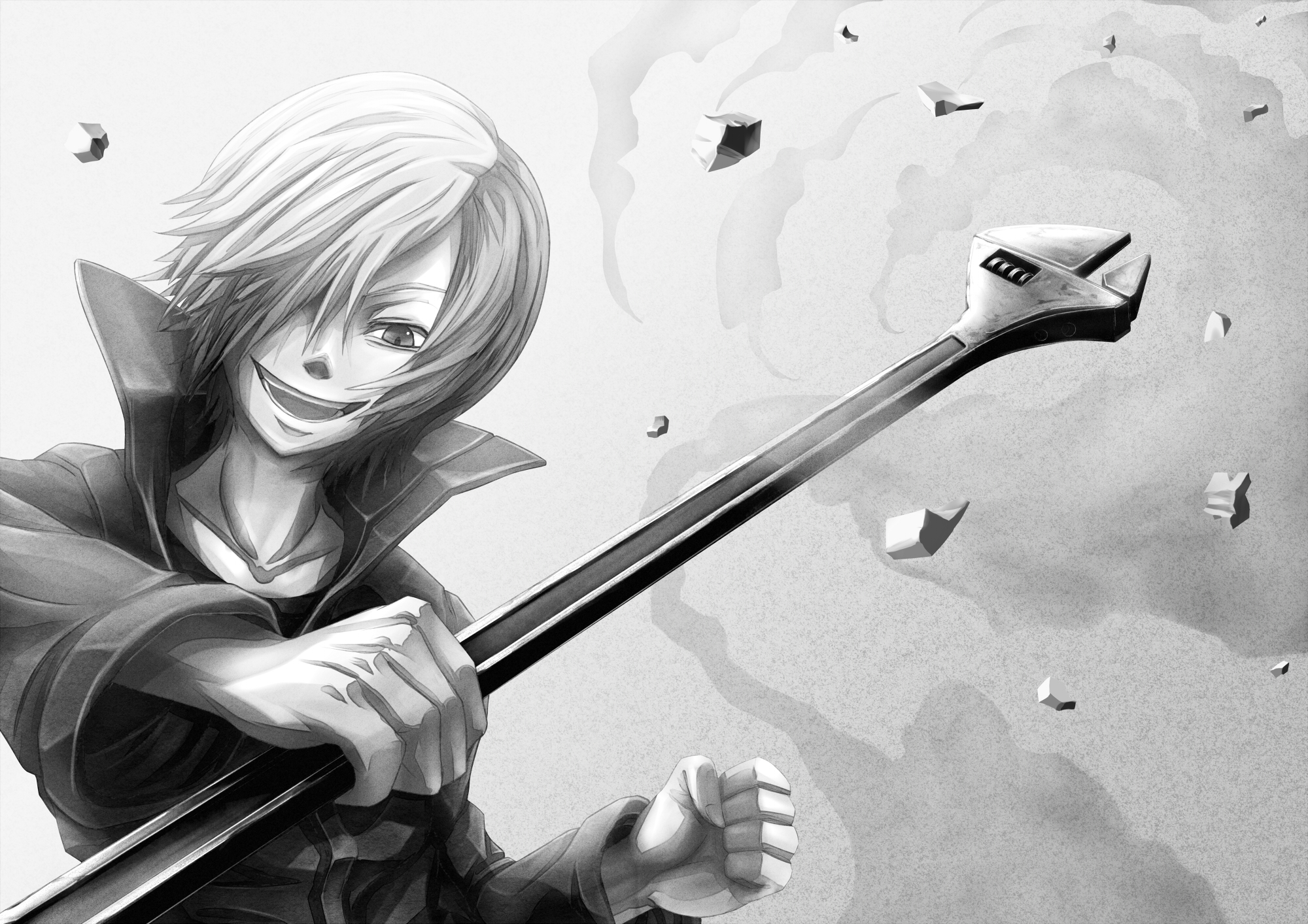 baccano , Graham, Spector, Male, Minusion, Monochrome, Short, Hair Wallpaper