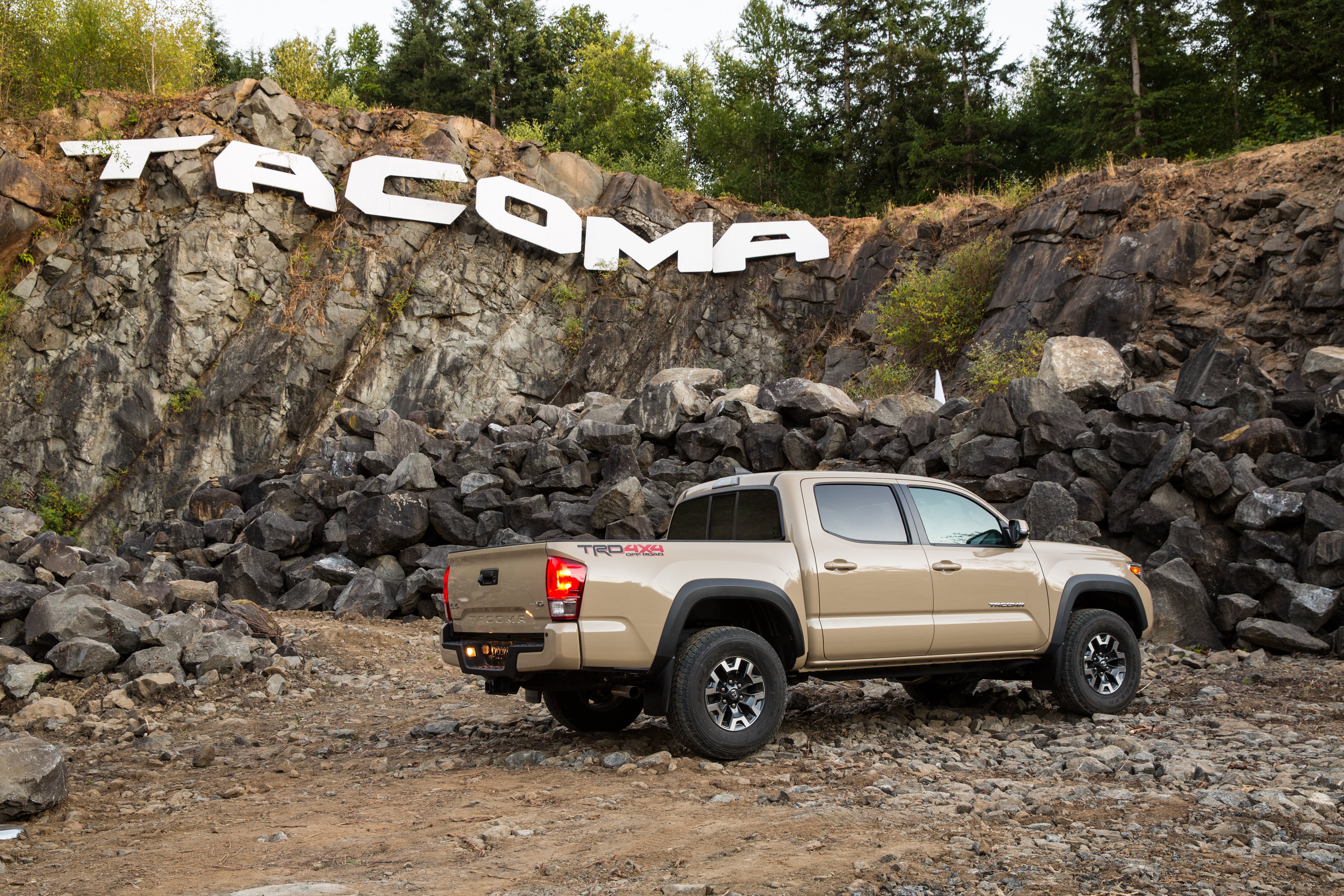 2016, Toyota, Tacoma, Trd, Offroad, Double, Cab, Pickup, 4x4 Wallpaper
