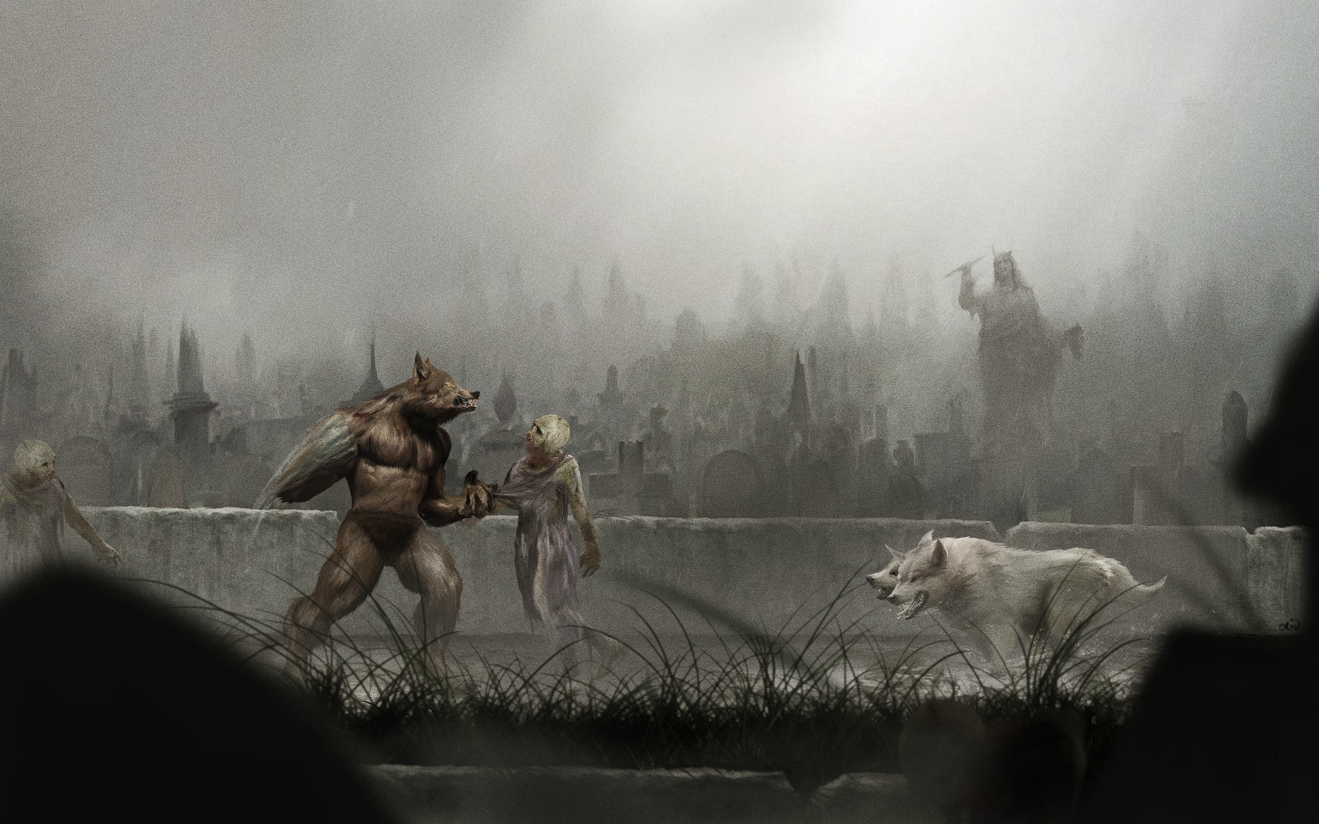 altered, Beast, Werewolf, Wolf Wallpaper