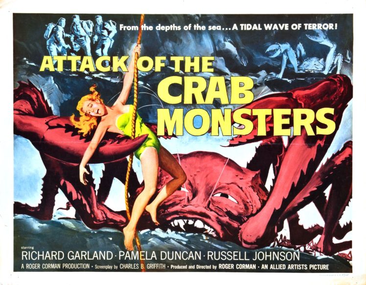 attack, Of, The, Crab, Monsters, Movie, Poster HD Wallpaper Desktop Background