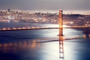 cityscapes, Lights, Bridges, Golden, Gate, Bridge, San, Francisco, Cities
