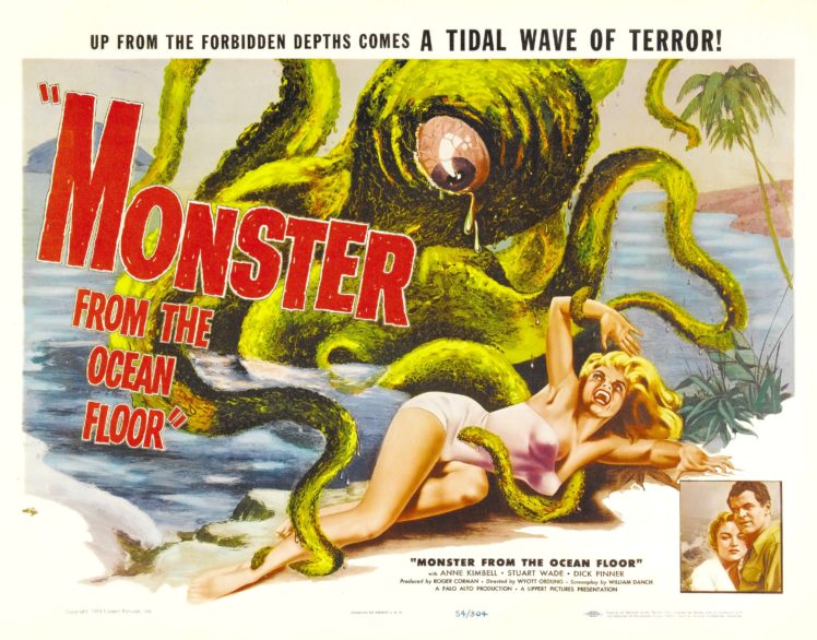monster, From, The, Ocean, Floor, Movie, Poster HD Wallpaper Desktop Background