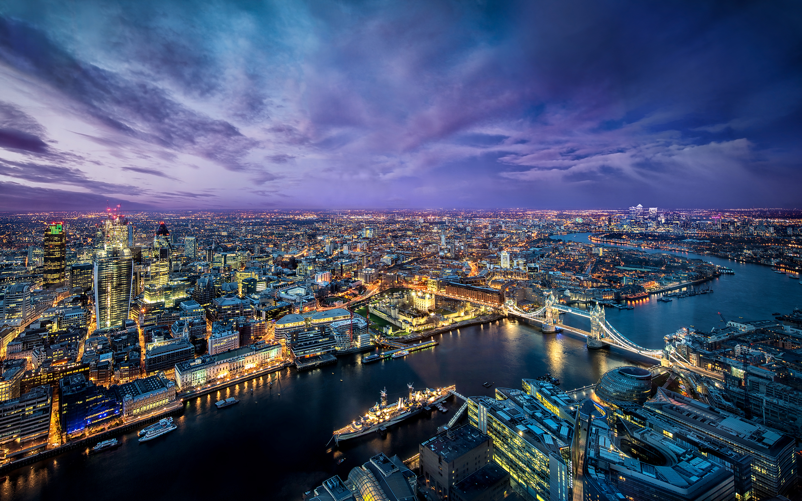 tower, Bridge, London, Bridge, River, Buildings, Ship Wallpaper