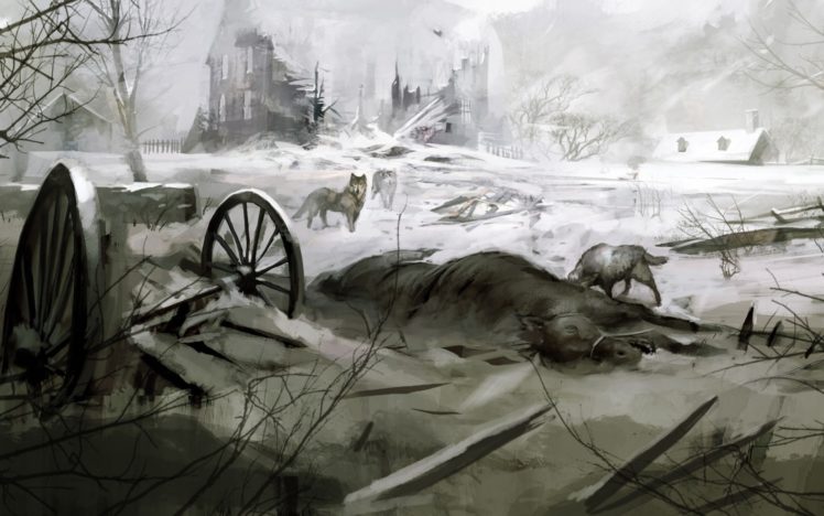 wolves, Assassins, Creed, 3, Wolf HD Wallpaper Desktop Background