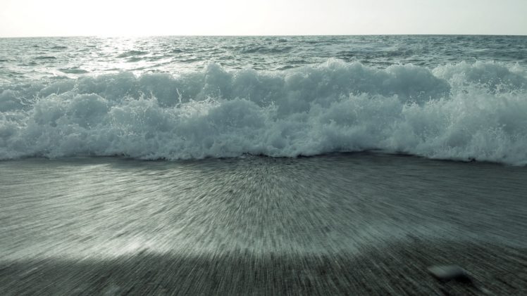 ocean, Sea, Beach, Waves, Shore, Drops HD Wallpaper Desktop Background