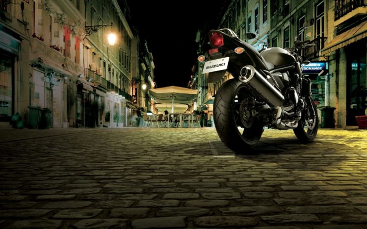streets, Suzuki, Vehicles, Motorbikes HD Wallpaper Desktop Background
