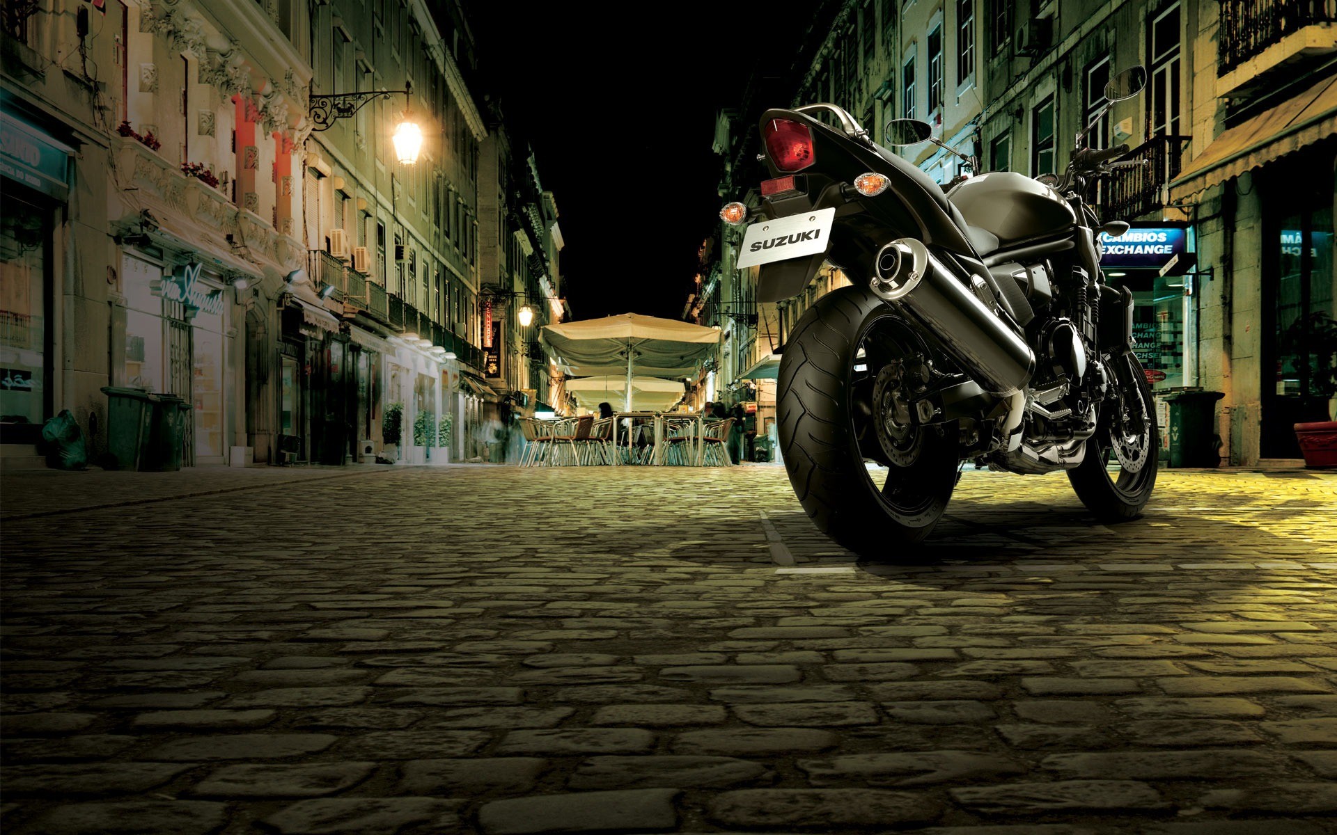 streets, Suzuki, Vehicles, Motorbikes Wallpaper