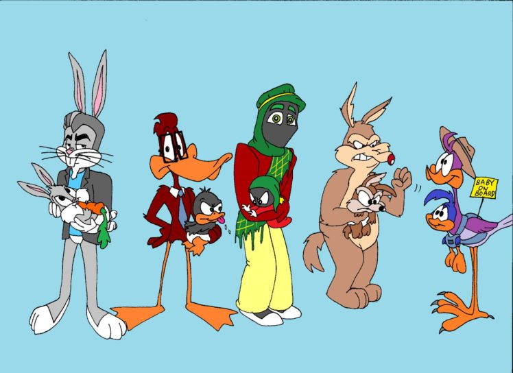 looney, Tunes, Humor, Funny, Cartoon, Family, Merrie, Melodies HD Wallpaper Desktop Background