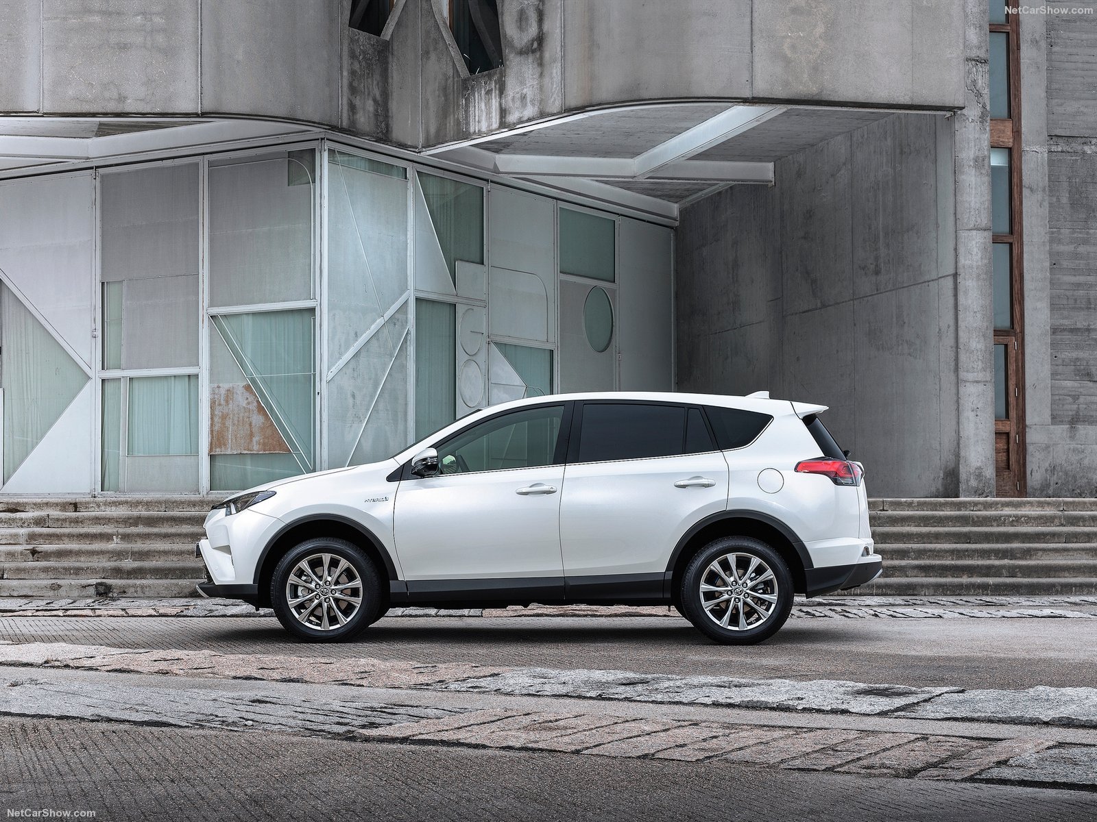 toyota, Rav4, Hybrid, Eu version, Cars, Suv, White, 2016 Wallpaper
