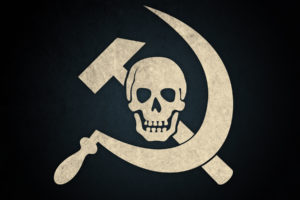 skulls, Communism, Russian