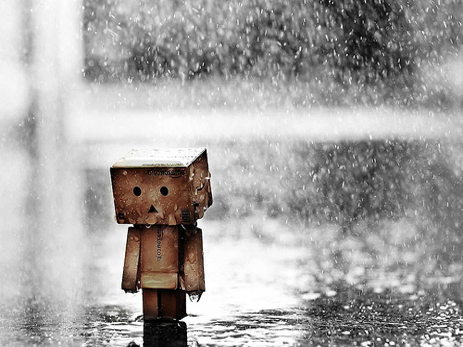 sad, Mood, Sorrow, Dark, People, Love, Danbo, Rain, Drops Wallpapers HD /  Desktop and Mobile Backgrounds