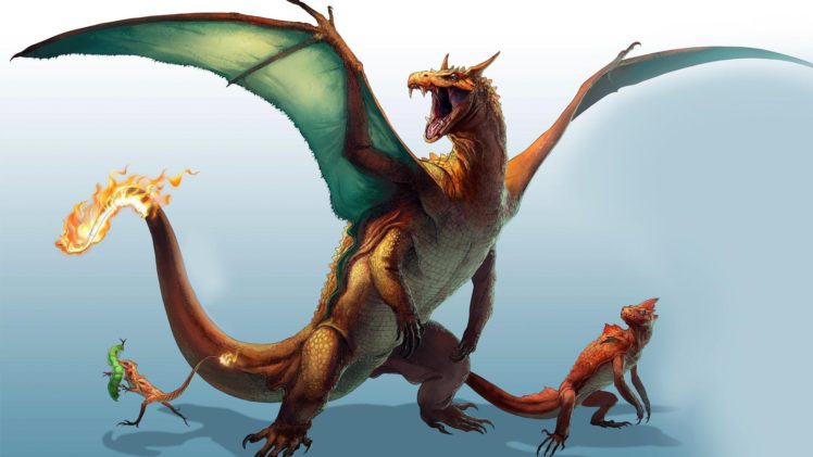 pokemon, Dragon, Dragons, Fantasy HD Wallpaper Desktop Background