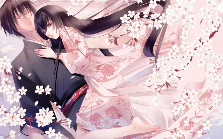 hug, Hugging, Couple, Love, Mood, People, Men, Women, Happy, Original, Anime, Fantasy HD Wallpaper Desktop Background