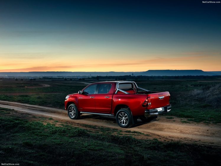 2016, 4×4, Red, Cars, Hilux, Pickup, Toyota HD Wallpaper Desktop Background