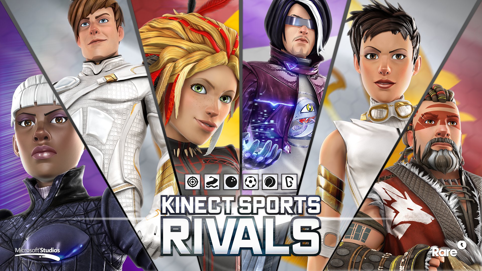 kinect, Sports, Soccer, Baseball, Football, Tennis, Track, 1kinect, Xbox, Microsoft, Sport, Game, Poster Wallpaper