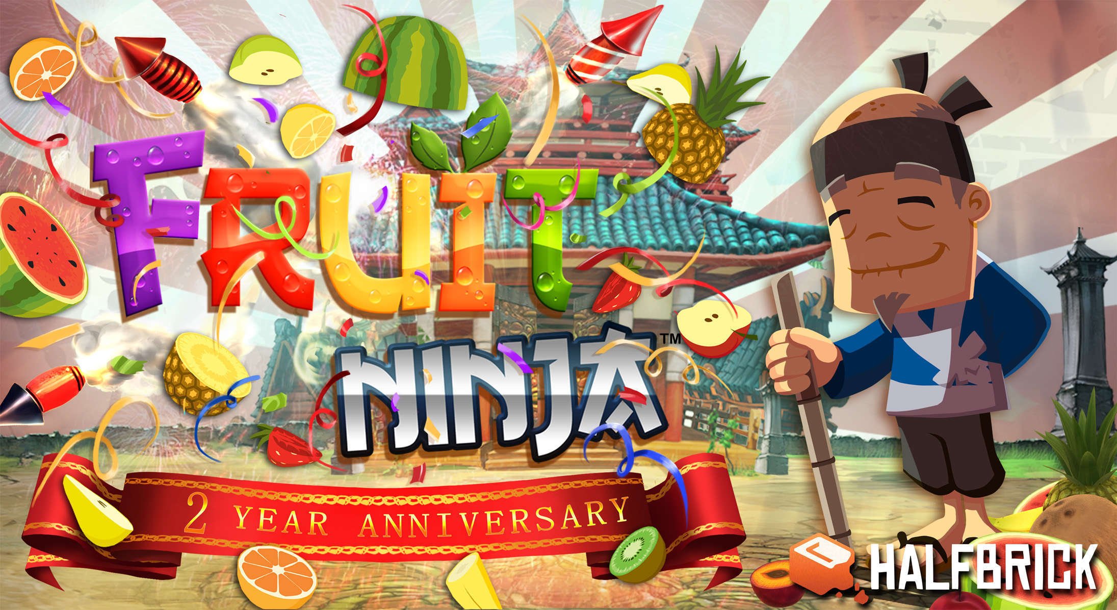 fruit, Ninja, Kinect, Xbox, Microsoft, Adventure, 1fnk, Action, Warrior, Poster Wallpaper