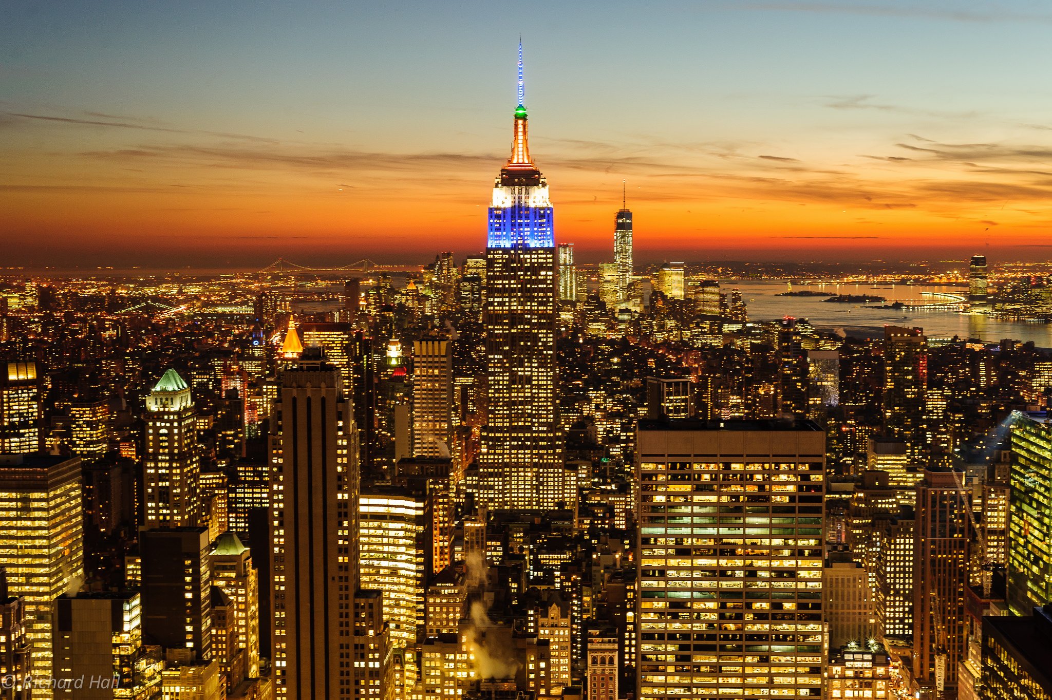 brooklyn, Bridge, Night, City, Cities, Urban, New, York, Usa, America, Travelling, Lights, River, Hudson, Towers, Nyc, Landscape Wallpaper