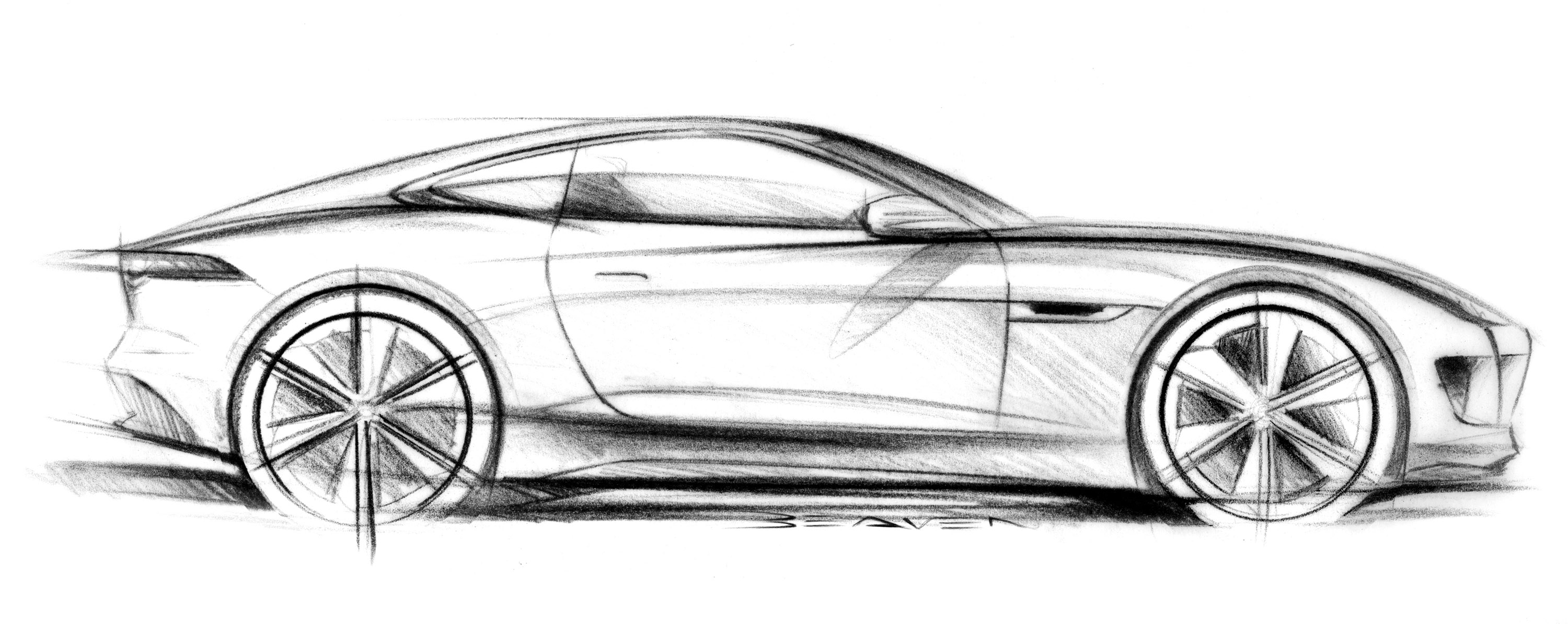 2011, Jaguar, C x16, Concept, Supercar, Supercars, Drawing, Sketch, Pencil, Art Wallpaper