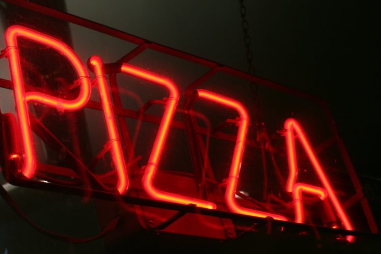 neon, Sign, Architecture, Quote, Typography, Text, Pizza HD Wallpaper Desktop Background