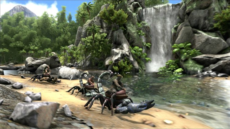 ark, Survival, Evolved, Dinosaur, Exploration, Adventure, Monster, Creature, 1asev, Action, Fighting HD Wallpaper Desktop Background
