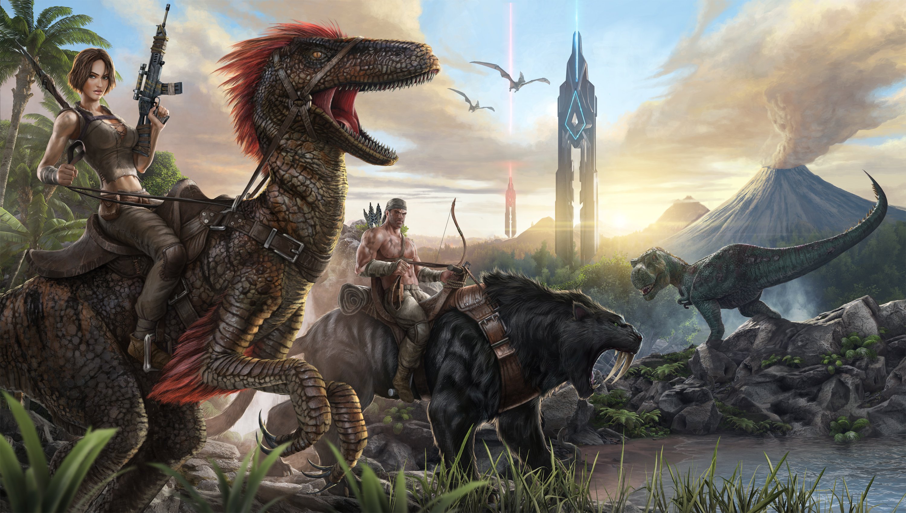 ark, Survival, Evolved, Dinosaur, Exploration, Adventure, Monster, Creature, 1asev, Action, Fighting Wallpaper