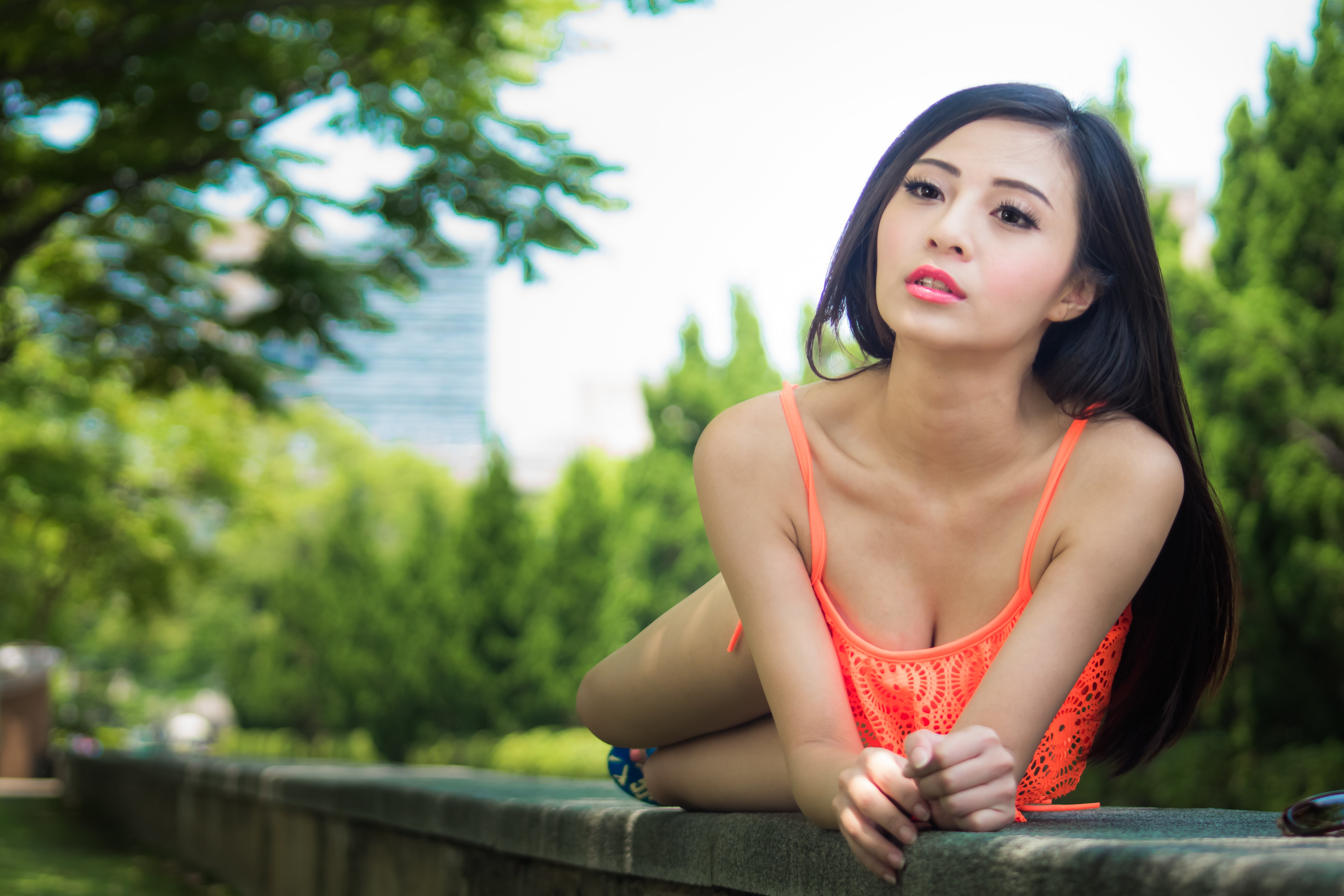 women, Woman, Female, Model, Girl, Girls, Mood, Oriental, Asian Wallpaper