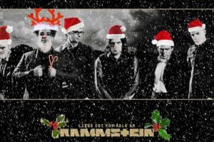 rammstein, Industrial, Metal, Heavy, Death, Poster, Christmas