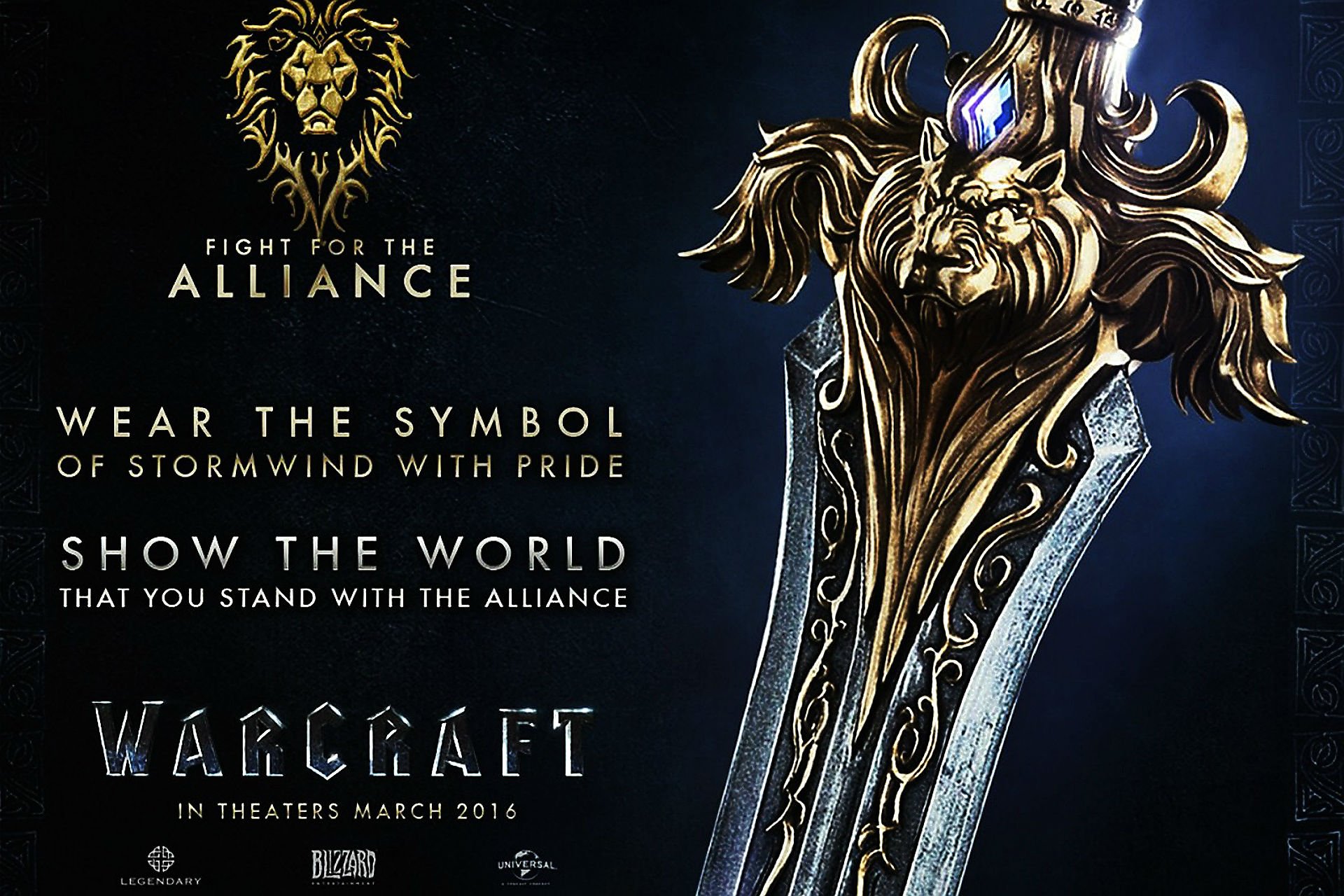 warcraft, Beginning, Fantasy, Action, Fighting, Warrior, Adventure, World, 1wcraft, Poster, Sword Wallpaper