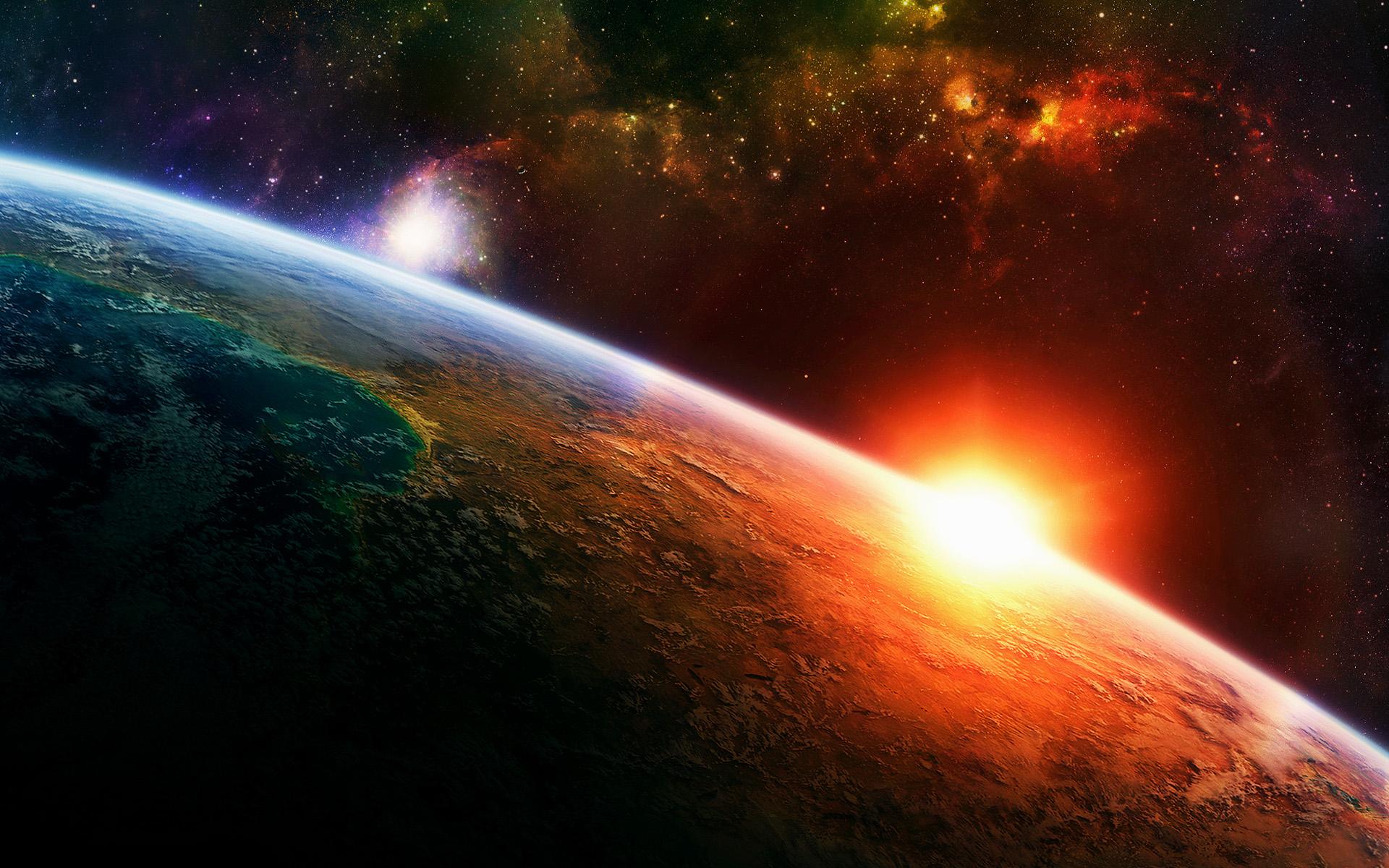 outer, Space, Multicolor, Planets, Cosmos Wallpaper