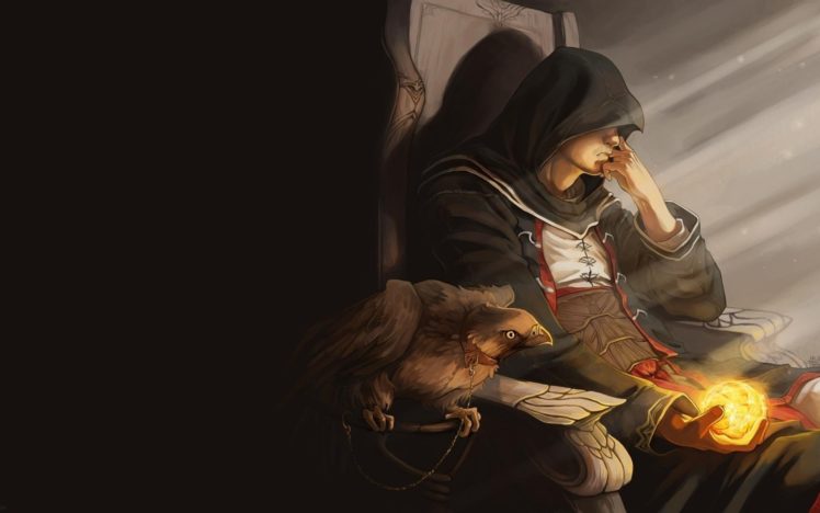 assassinand039s, Creed, Hawk, Birds, Drawing HD Wallpaper Desktop Background