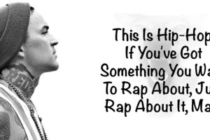 just, Rap, About, It