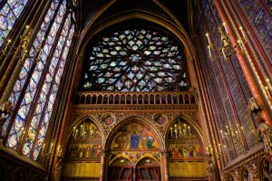 sainte chapelle, Paris, France, Cathedral, Architecture