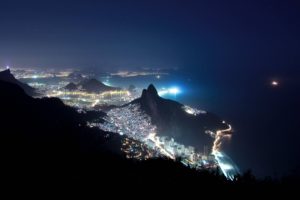 brazil, Night, Of, Rio, De, Janeiro