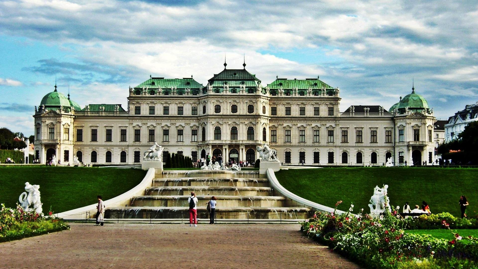 palacio, Real, Viena, Austria Wallpaper