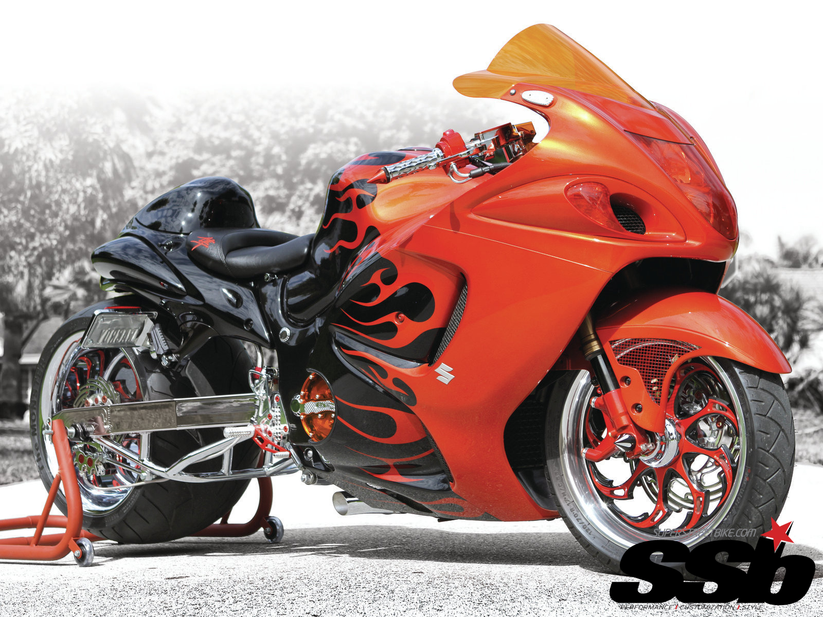 suzuki, Hayabusa, Sportbike, Superbike, Tuning Wallpaper