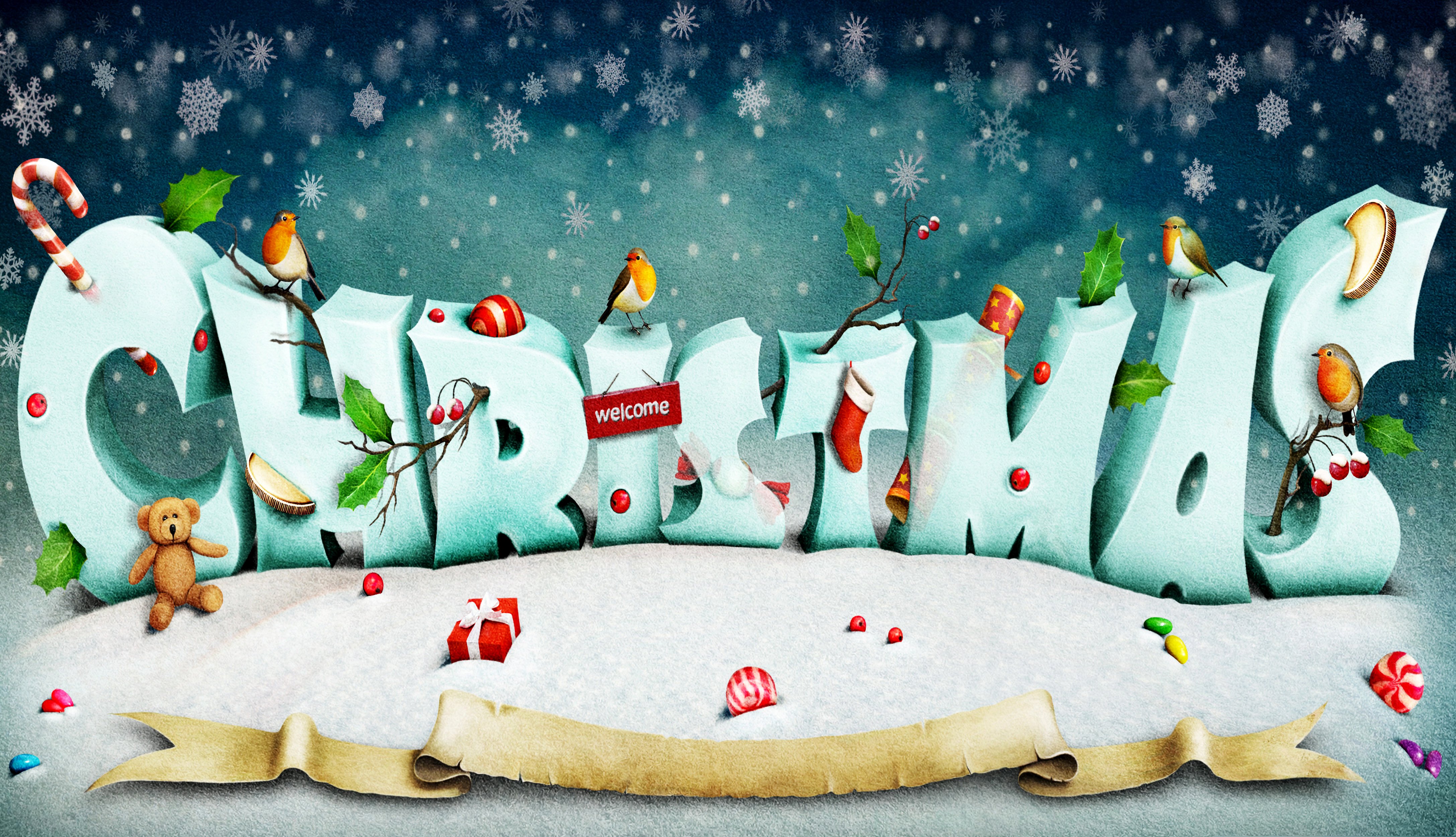 christmas, Holiday, Seasonal, New, Year Wallpaper