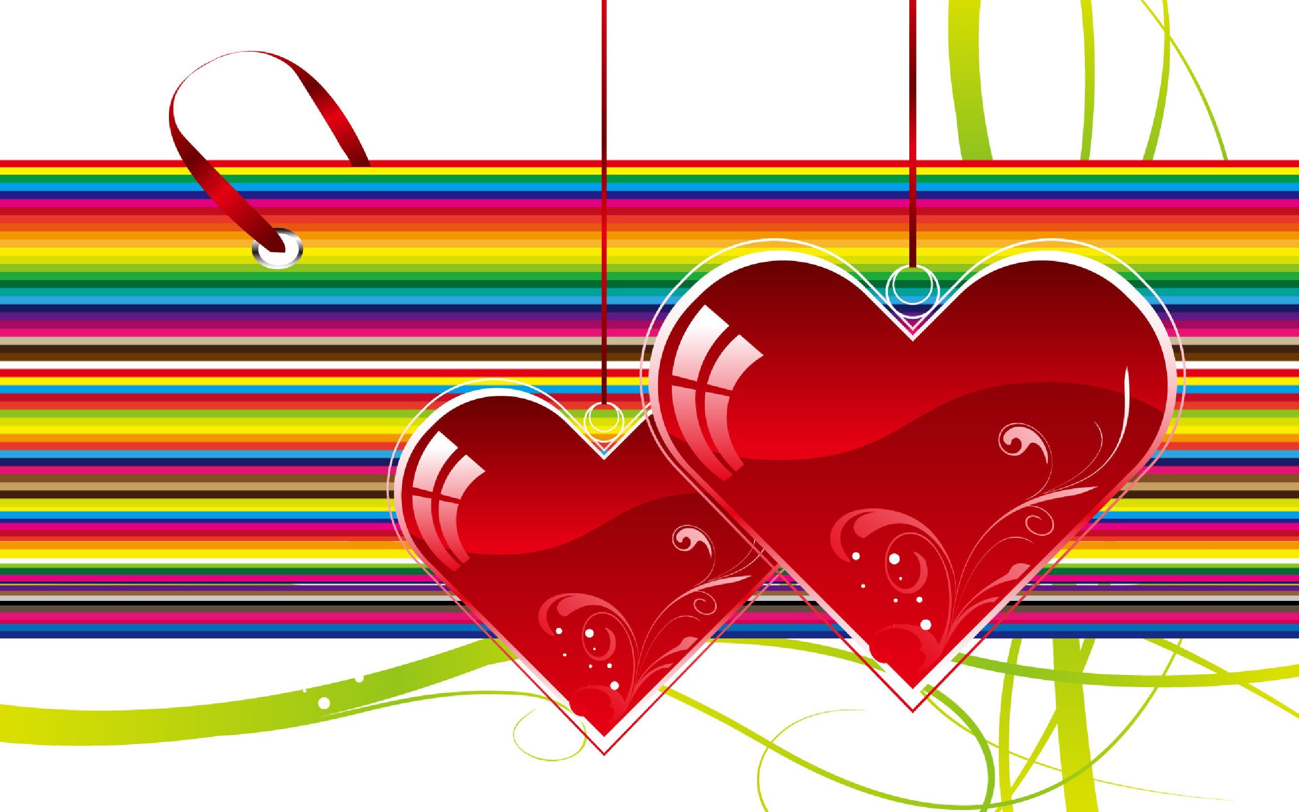 corazones, Rojo, Amor, San, Valentin Wallpaper