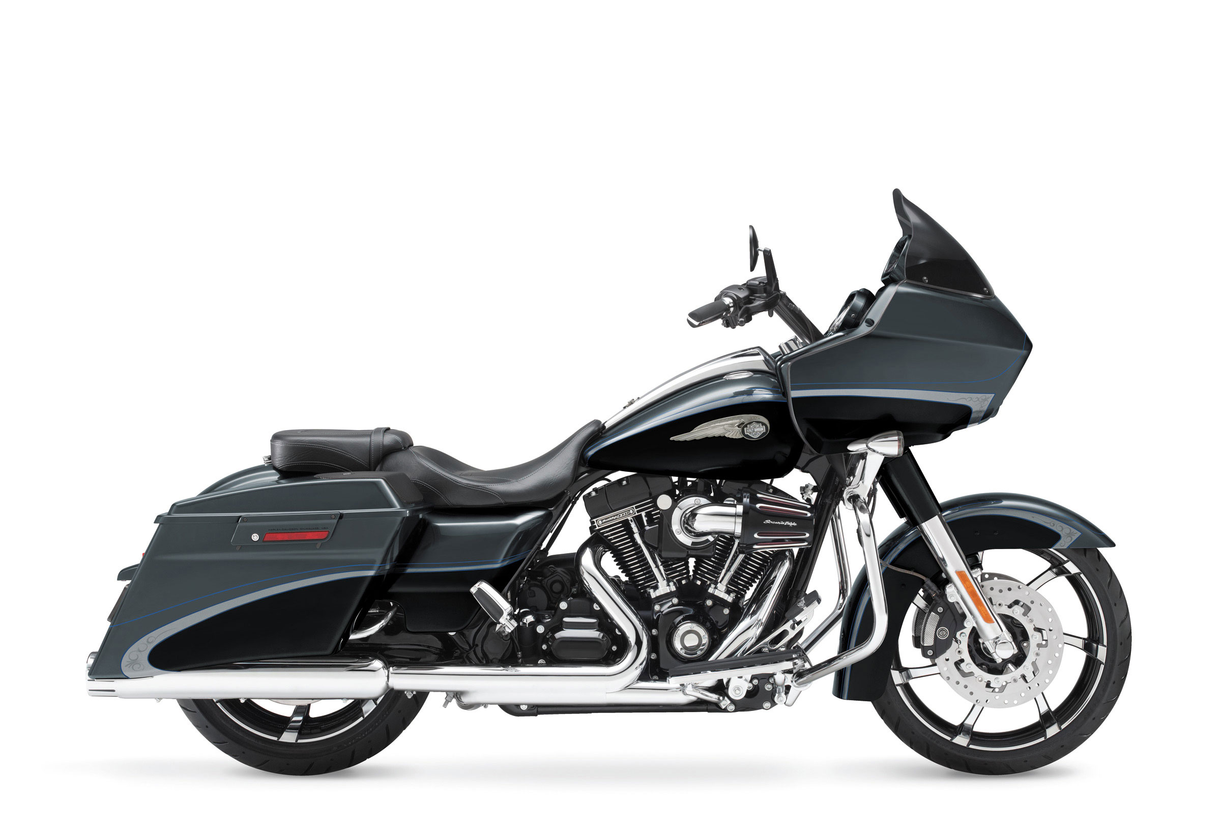 2013, Harley, Davidson, Fltrxse2, Cvo, Road, Glide, Custom Wallpaper