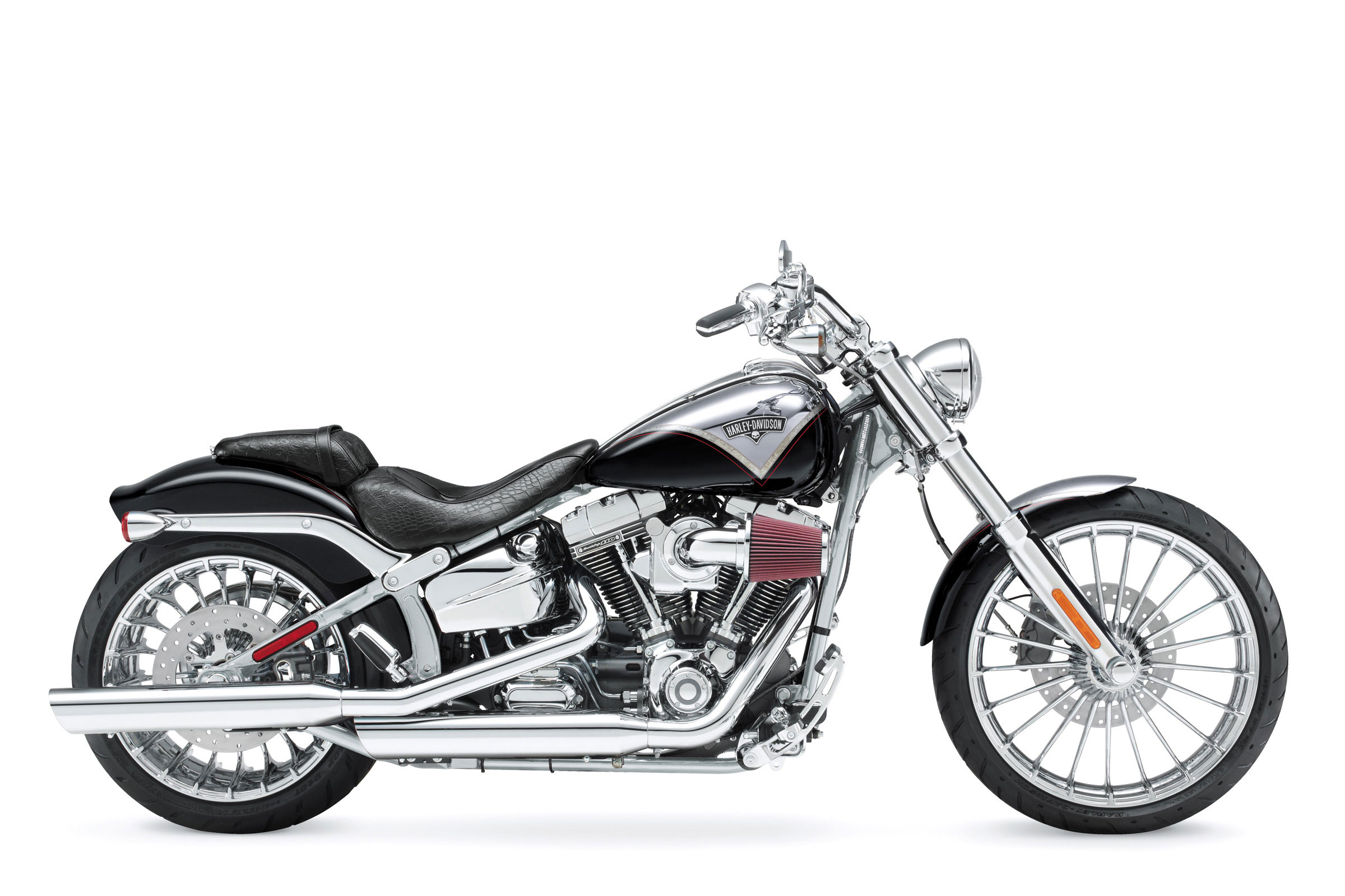 2013, Harley, Davidson, Fxsbse, Cvo, Breakout Wallpaper