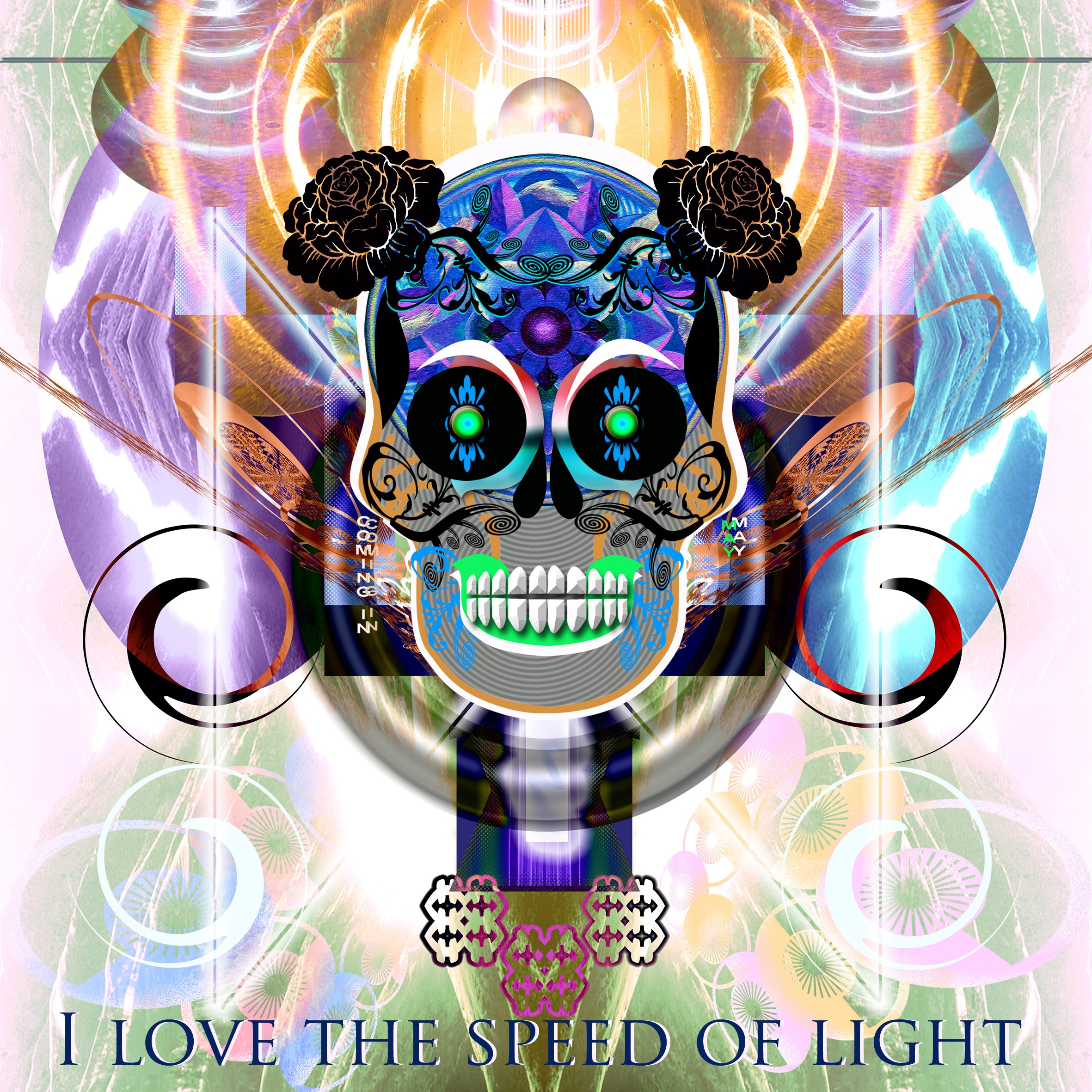 skull, I, Love, The, Speed, Of, Light Wallpaper