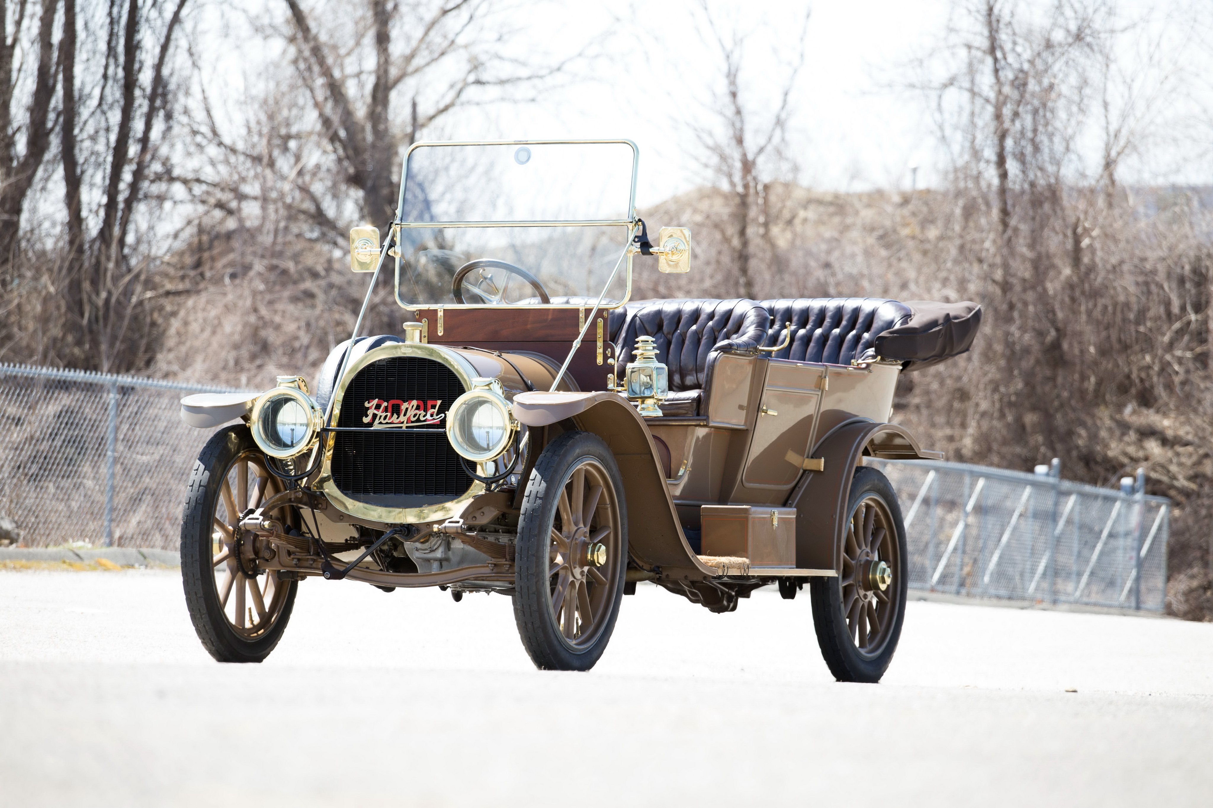 1910, Pope, Hartford, Model t, 5 passenger, Touring, Luxury, Vintage Wallpaper