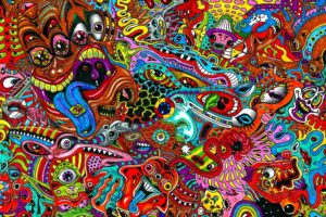psychedelic, Art, Artwork, Fantasy, Dream, Color, Neon, Detail, Teaser