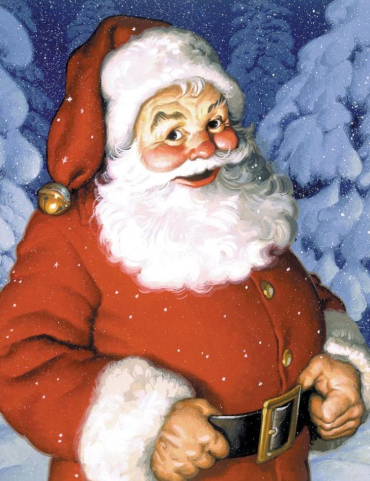 santa, Claus, Christmas, Cute HD Wallpaper Desktop Background